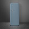 Smeg FAB28RDSB6 60cm Retro Free Standing Fridge with Ice Box in Storm Blue, Right hand hinge