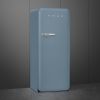 Smeg FAB28RDSB6 60cm Retro Free Standing Fridge with Ice Box in Storm Blue, Right hand hinge