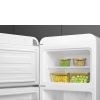 Smeg FAB30LWH6UK 60cm 50s Style No Frost Left Hand Hinge Fridge Freezer In White