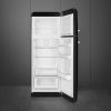 Smeg FAB30RBL5UK 60cm Retro 50s Style Right Hand Hinge Freezer over Fridge in  Black