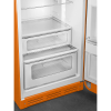 Smeg FAB30ROR5UK 60cm Retro 50s Style Right Hand Hinge Freezer over Fridge in Orange