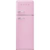 Smeg FAB30RPK6UK 60cm Retro 50s Style Right Hand Hinge Freezer over Fridge in Pink
