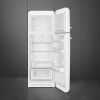 Smeg FAB30RWH5UK 60cm Retro 50s Style Right Hand Hinge Freezer over Fridge in  White