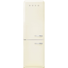 Smeg FAB32LCR6UK No Frost Fridge Freezer, 50s Style, Cream, C Rated