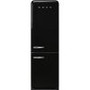 Smeg FAB32RBL6UK 60cm Retro 50s Style Right Hand Hinge Fridge Freezer in Black