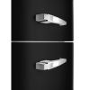 Smeg FAB32RBL6UK 60cm Retro 50s Style Right Hand Hinge Fridge Freezer in Black