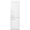 Smeg FAB32RWH6UK No Frost Fridge Freezer, 50s Style, White, C Rated