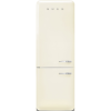 Smeg FAB38LCR6 No Frost Fridge Freezer, 706 mm wide, Cream, C Rated