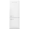 Smeg FAB38RWH6 No Frost Fridge Freezer, 706 mm wide, White, C Rated
