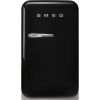 Smeg FAB5RBL6 40cm Small 50s Style Right Hand Hinged Minibar Black