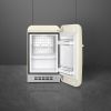Smeg FAB5RCR6 40cm Small 50s Style Right Hand Hinged Minibar Cream