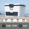 Ninja FB151UKWH FrostVault 50QT/47L Hard Cooler with Dry Zone - Cloud White