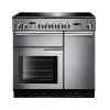Rangemaster PROP90ECSS/C 90cm Range Cooker Professional Plus Ceramic in Stainless Steel / Chrome, A Rated