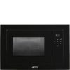 Smeg FMI120B3 20l Built-in Microwave with Grill in Black