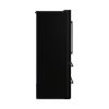 Smeg FQ55FNDE Universal American Style Fridge Freezer In Black
