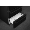 Smeg FQ55FNDE Universal American Style Fridge Freezer In Black