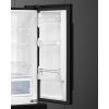 Smeg FQ55FNDE Universal American Style Fridge Freezer In Black