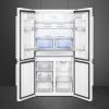 Smeg FQ60BDE Freestanding American Style Fridge Freezer in White - E Rated