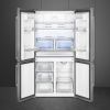 Smeg FQ60XDE Universal Free Standing American Style Fridge Freezer in Inox Look