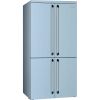 Smeg FQ960PB6 90cm Victoria Four Door American Style Fridge Freezer Pastel Blue