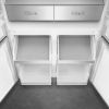 Smeg FQI60KD 91cm Four Door American Style Fridge Freezer Dark Inox D Rated