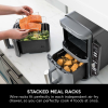 Ninja SL400UK Double Stack 2-Drawer 9.5L Air Fryer - Grey