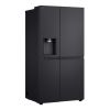 LG GSLE91EVAB 623L Side-By-Side American Style Fridge Freezer with Water & Ice Dispenser, Essence Black Steel