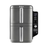 Ninja SL400UK Double Stack 2-Drawer 9.5L Air Fryer - Grey