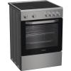 Hotpoint H6V5KMXUK Freestanding 60cm Single Cavity Ceramic Hob Cooker in Stainless Steel A Rated
