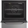 Hotpoint H6V5KMXUK Freestanding 60cm Single Cavity Ceramic Hob Cooker in Stainless Steel A Rated