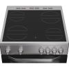 Hotpoint H6V5KMXUK Freestanding 60cm Single Cavity Ceramic Hob Cooker in Stainless Steel A Rated