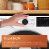 Hotpoint HB93GCAREUK Freestanding 9kg 1400rpm Fabric Care Washing Machine in Manhattan Grey A Rated