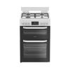 Hotpoint HDD6GDC2W Dual Fuel Cooker with Double Oven, White, A Rated