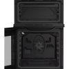 Hotpoint HDE5VDCB Ceramic Electric Cooker with Double Oven, Black, A Rated