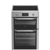 Hotpoint HDME6VDC2AX 60cm Double Oven Electric Cooker with Ceramic Hob - Stainless Steel A Rated