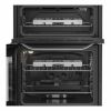 Hotpoint HDG6GDCWX 60cm Freestanding Gas Double Oven Cooker with Glass Lid - Inox