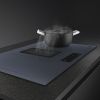 Smeg HOBD182DG Induction hob with integrated Venting Extractor, Neptune Grey A++ Rated