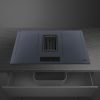 Smeg HOBD182DG Induction hob with integrated Venting Extractor, Neptune Grey A++ Rated