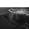 Smeg HOBD482D2 83cm Universal Induction Hob with Integrated Venting Extractor, Black