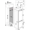 Hotpoint HTC18T112 Total No Frost Integrated Fridge Freezer, Sliding Hinge, 70/30, E Rated