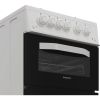 Hotpoint HTG5GCW 50cm Freestanding Gas Twin Cavity Cooker - White