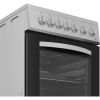 Indesit I5G3PMX Freestanding 50cm Dual Fuel Single Cavity Steam & Clean Cooker in Stainless Steel Inox A Rated