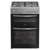 Indesit IDG6GS Freestanding 60cm Gas Double Oven Cooker in Silver A+ Rated