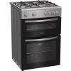 Indesit IDG6GS Freestanding 60cm Gas Double Oven Cooker in Silver A+ Rated