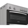 Indesit IDG6GS Freestanding 60cm Gas Double Oven Cooker in Silver A+ Rated