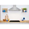 Indesit IHPC95LMX 90CM Chimney Hood - Button Control - Stainless Steel With Dishwashable Aluminium Grease Filter