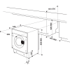 Hotpoint BIWMHG71483UKN Integrated Washing Machine