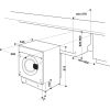 Hotpoint BIWDHG75148UKN Integrated Washer Dryer