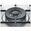 Hotpoint PPH75GDFIXUK 75CM Flame Control Gas on Metal Hob - Stainless Steel - Cast Iron Supports