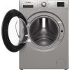 Indesit IP846SPUSHGOUK Freestanding 8kg 1400rpm Push&Go Steam Washing Machine in Silver A Rated
